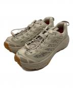 HOKAONEONE×ATMOSホカオネオネ×アトモス）の古着「MAFATE THREE2 GRID JP RAW LINEN / SAND」｜ベージュ
