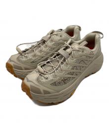 HOKAONEONE×ATMOS（ホカオネオネ×アトモス）の古着「MAFATE THREE2 GRID JP RAW LINEN / SAND」｜ベージュ