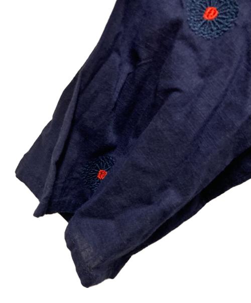 BEARDSLEY（ビアズリー）BEARDSLEY (ビアズリー) シャドーフラワードット刺繍ワンピース ネイビー サイズ:FREEの古着・服飾アイテム