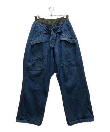 KAPITAL キャピタル ワイドパンツ 中古・古着通販】KAPITAL (キャピタル) ワイドデニムパンツ インディゴ