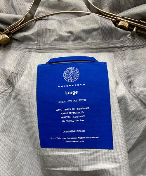 Diaspora Skateboards（ディアスポラスケートボードズ）Diaspora skateboards (ディアスポラスケートボードズ) PRAGMATECH PAVEMENT JACKET β ブルー サイズ:Lの古着・服飾アイテム