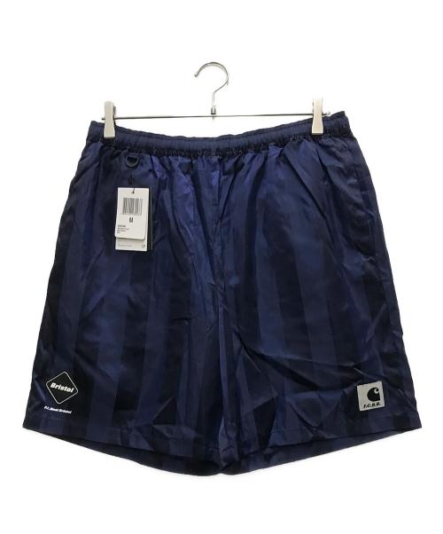 F.C.R.B.（エフシーレアルブリストル）F.C.R.B. (エフシーレアルブリストル) CARHARTT WIP (カーハート ワーク イン プログレス) Game Shorts ネイビー サイズ:Mの古着・服飾アイテム