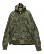 JIAN YEジェン イェ）の古着「CAMO-HOODIE」｜カーキ