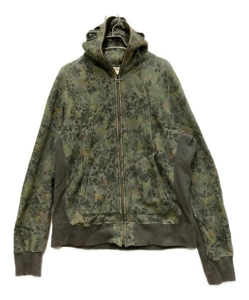 JIAN YE（ジェン イェ）JIAN YE (ジェン イェ) CAMO-HOODIE カーキ サイズ:FREEの古着・服飾アイテム