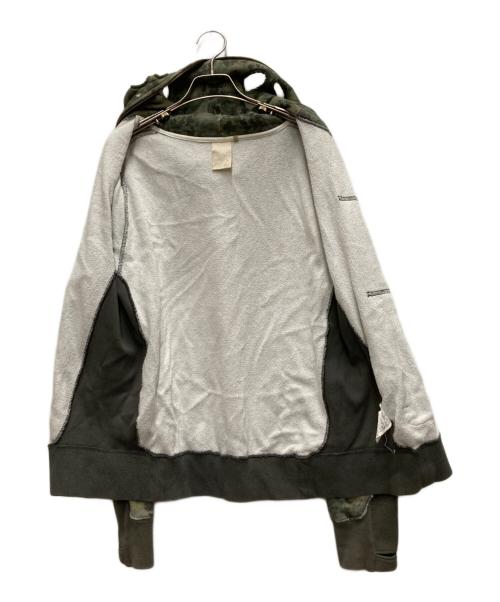JIAN YE（ジェン イェ）JIAN YE (ジェン イェ) CAMO-HOODIE カーキ サイズ:FREEの古着・服飾アイテム