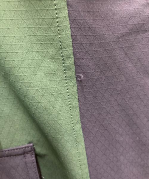 NIKE ACG（ナイキエーシージー）NIKE ACG (ナイキエーシージー) Dri-FIT UV Devastation Trail Top Shirt グリーン×ネイビー サイズ:XLの古着・服飾アイテム