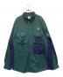 NIKE ACG（ナイキエーシージー）の古着「Dri-FIT UV Devastation Trail Top Shirt」｜グリーン×ネイビー