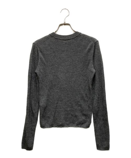 ATON（エイトン）ATON (エイトン) 25AW ATON LINEN WOOL TOP グレー サイズ:02の古着・服飾アイテム