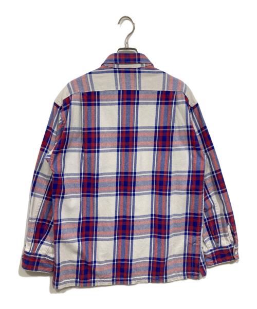MONKEY TIME（モンキータイム）MONKEY TIME (モンキータイム) HEAVY TWILL CHECK CPO/シャツ ネイビー サイズ:Sの古着・服飾アイテム