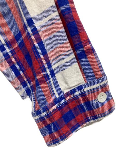 MONKEY TIME（モンキータイム）MONKEY TIME (モンキータイム) HEAVY TWILL CHECK CPO/シャツ ネイビー サイズ:Sの古着・服飾アイテム