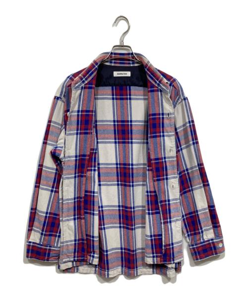 MONKEY TIME（モンキータイム）MONKEY TIME (モンキータイム) HEAVY TWILL CHECK CPO/シャツ ネイビー サイズ:Sの古着・服飾アイテム