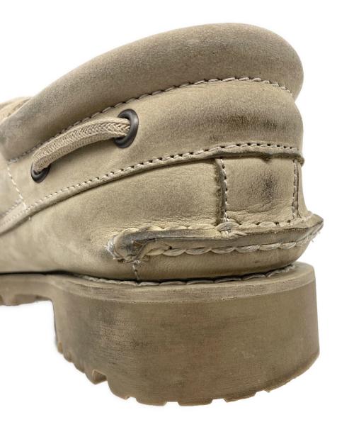 Timberland（ティンバーランド）Timberland (ティンバーランド) 3-Eye Lug Handsewn Boat shoes ベージュ サイズ:25.5cmの古着・服飾アイテム