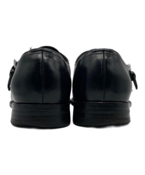 PRADA（プラダ）PRADA (プラダ) ダブルモンクストラップシューズ ブラック サイズ:7の古着・服飾アイテム