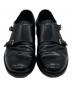 PRADA (プラダ) ダブルモンクストラップシューズ ブラック サイズ:7：20000円