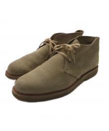 PARABOOT（パラブーツ）の古着「スウェードチャッカブーツ」｜ベージュ