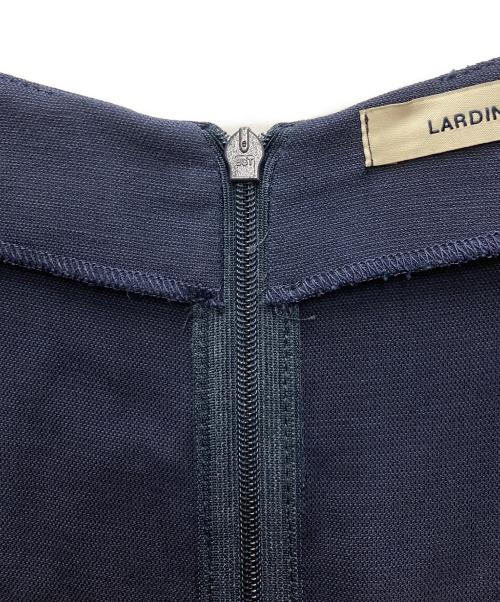 LARDINI（ラルディーニ）LARDINI (ラルディーニ) ノースリーブワンピース ネイビー サイズ:14の古着・服飾アイテム