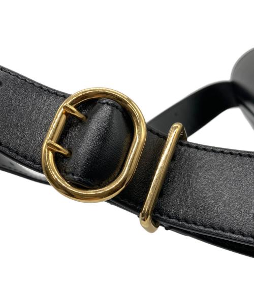 JIL SANDER（ジルサンダー）JIL SANDER (ジルサンダー) CANNOLO スモール ショルダーバッグ ブラックの古着・服飾アイテム