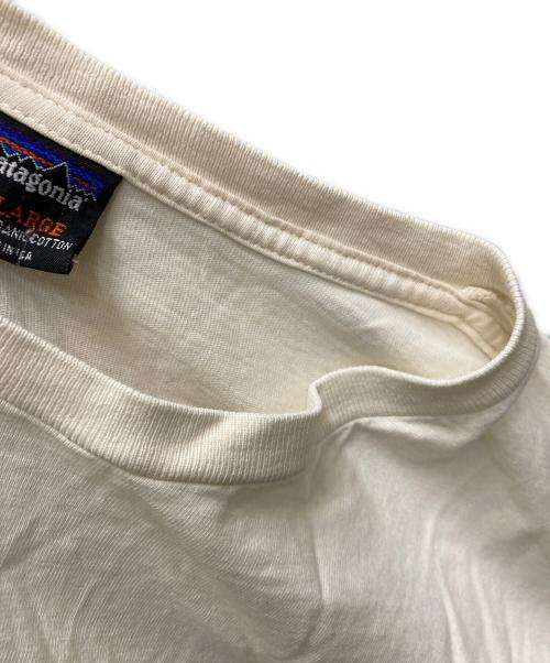 Patagonia（パタゴニア）Patagonia (パタゴニア) 90'S USA製 Forestry Tee ベージュ サイズ:XLの古着・服飾アイテム