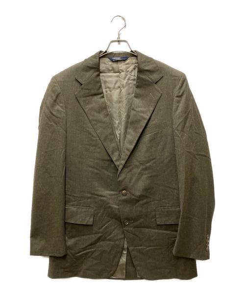 POLO RALPH LAUREN（ポロ・ラルフローレン）POLO RALPH LAUREN (ポロ・ラルフローレン) 80's USA製ウールセットアップスーツ カーキ サイズ:表記無しの古着・服飾アイテム