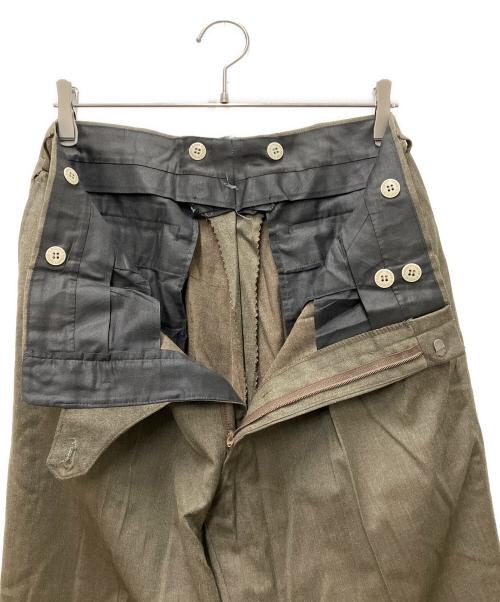 POLO RALPH LAUREN（ポロ・ラルフローレン）POLO RALPH LAUREN (ポロ・ラルフローレン) 80's USA製ウールセットアップスーツ カーキ サイズ:表記無しの古着・服飾アイテム