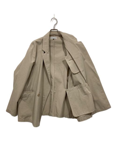 FREAK'S STORE（フリークスストア）FREAK'S STORE (フリークスストア) リネン混テーラードジャケット ベージュ サイズ:Ｓの古着・服飾アイテム