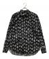 BLACK COMME des GARCONS（ブラックコムデギャルソン）の古着「ベスパ総柄 レギュラーカラーシャツ」｜ブラック
