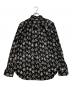 BLACK COMME des GARCONS (ブラックコムデギャルソン) ベスパ総柄 レギュラーカラーシャツ ブラック サイズ:M：10000円
