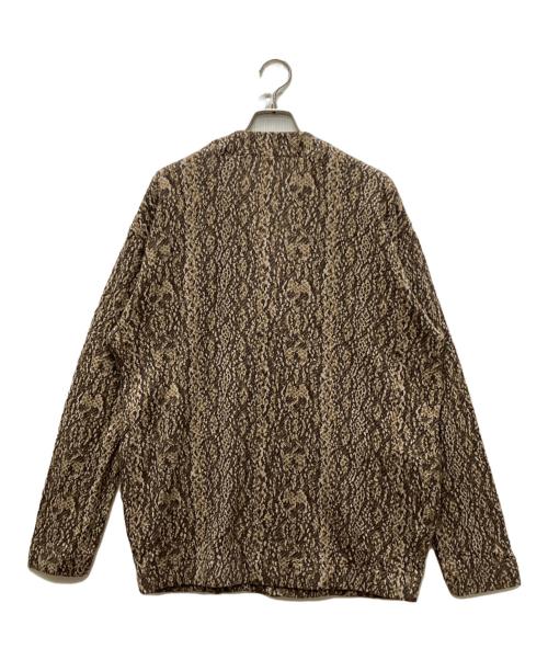Hysteric Glamour（ヒステリックグラマー）Hysteric Glamour (ヒステリックグラマー) SPEAK NO EVILワッペン カーディガン ブラウン サイズ:Mの古着・服飾アイテム