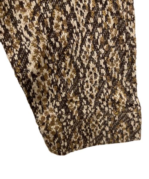 Hysteric Glamour（ヒステリックグラマー）Hysteric Glamour (ヒステリックグラマー) SPEAK NO EVILワッペン カーディガン ブラウン サイズ:Mの古着・服飾アイテム
