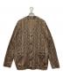 Hysteric Glamour（ヒステリックグラマー）の古着「SPEAK NO EVILワッペン カーディガン」｜ブラウン