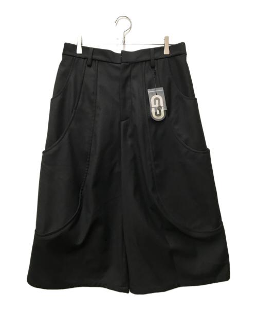 GOAT ESSENCE（ゴートエッセンス）GOAT ESSENCE (ゴートエッセンス) TUCK WIDE SHORTS ブラック サイズ:3の古着・服飾アイテム