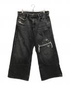 DIESELディーゼル）の古着「straight jeans 1996 d-sire」｜グレー