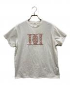 darichダーリッチ）の古着「キルティングアップリケTシャツ」｜ホワイト