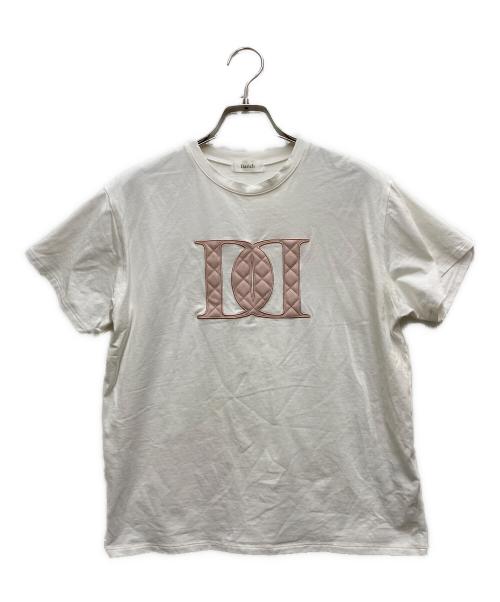 darich（ダーリッチ）Darich (ダーリッチ) キルティングアップリケTシャツ ホワイト サイズ:FREEの古着・服飾アイテム