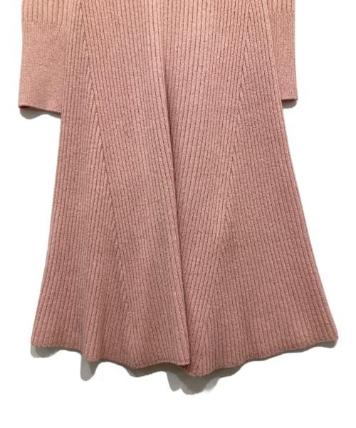 CELFORD（セルフォード）CELFORD (セルフォード) ニットワンピース ピンク サイズ:38の古着・服飾アイテム