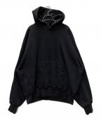yeezy gapイージーギャップ）の古着「Double Layer P Hoodie」｜ネイビー