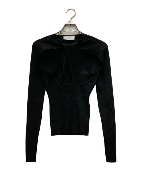 coperni（コペルニ）Coperni (コペルニ) ツイスト カットアウト セーター ブラック サイズ:XSの古着・服飾アイテム