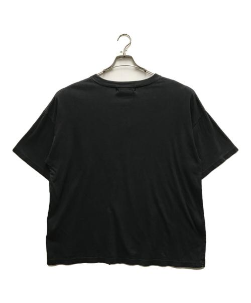 REMI RELIEF（レミレリーフ）REMI RELIEF (レミレリーフ) HARD SP加工20/天竺BIGサイズT ブラック サイズ:Mの古着・服飾アイテム
