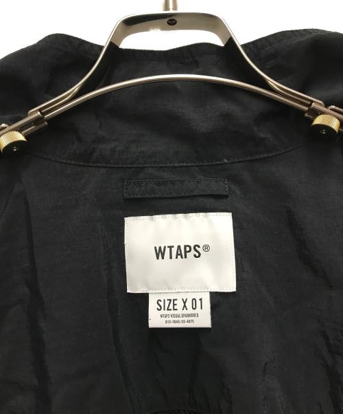 WTAPS（ダブルタップス）WTAPS (ダブルタップス) WEATHERナイロンジャケット ブラック サイズ:01の古着・服飾アイテム
