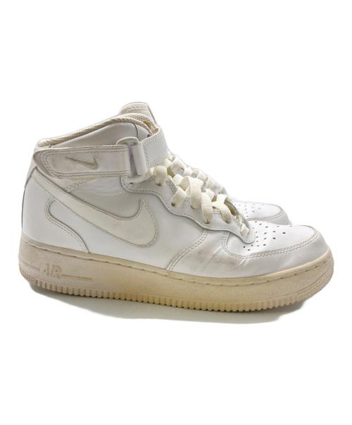NIKE（ナイキ）NIKE (ナイキ) WMNS AIR FORCE 1 MID 07 LE ホワイト サイズ:24.5の古着・服飾アイテム