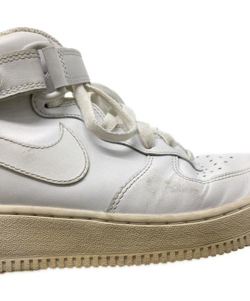 NIKE（ナイキ）NIKE (ナイキ) WMNS AIR FORCE 1 MID 07 LE ホワイト サイズ:24.5の古着・服飾アイテム