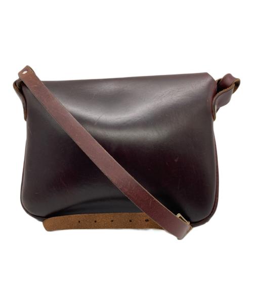 FERNAND LEATHER（フェルナンド レザー）FERNAND LEATHER (フェルナンド レザー) Horizontal Latch Pouch ブラウンの古着・服飾アイテム