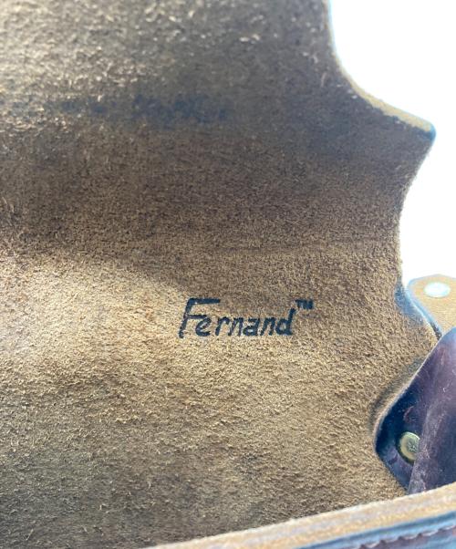 FERNAND LEATHER（フェルナンド レザー）FERNAND LEATHER (フェルナンド レザー) Horizontal Latch Pouch ブラウンの古着・服飾アイテム