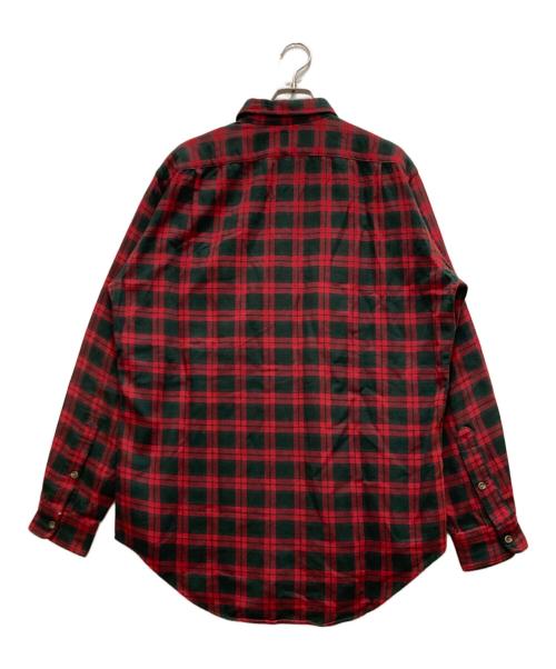 POLO COUNTRY（ポロカントリー）POLO COUNTRY (ポロカントリー) ネルシャツ レッド サイズ:Mの古着・服飾アイテム