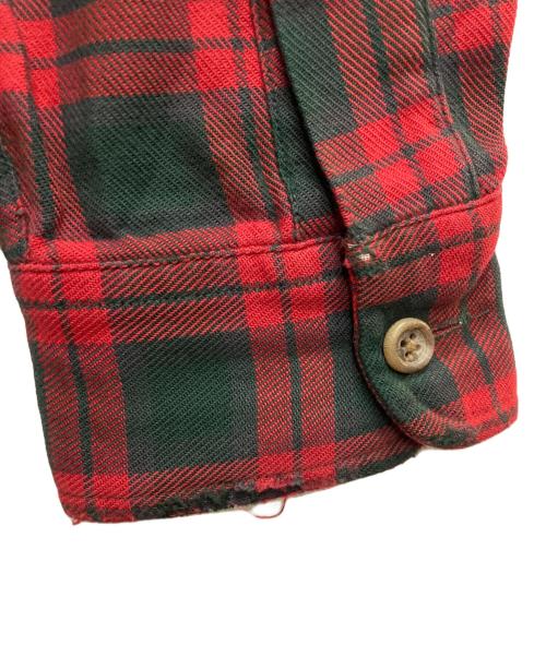 POLO COUNTRY（ポロカントリー）POLO COUNTRY (ポロカントリー) ネルシャツ レッド サイズ:Mの古着・服飾アイテム