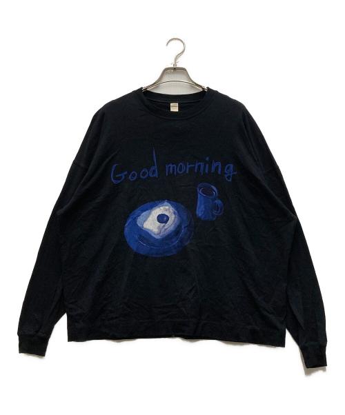 SHINYA KOZUKA（シンヤコズカ）SHINYA KOZUKA (シンヤコズカ) MORNING SPECIAL L/S TEE ブラック サイズ:Sの古着・服飾アイテム