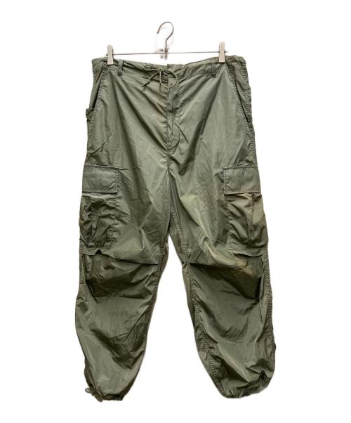 H BEAUTY&YOUTH（エイチ ビューティー&ユース）H BEAUTY&YOUTH (エイチ ビューティー&ユース) OLMETEX CRUNCHY CARGO カーキ サイズ:Mの古着・服飾アイテム