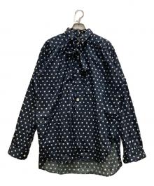 Needles（ニードルズ）の古着「ASCOT COLLAR SHIRT」｜ネイビー