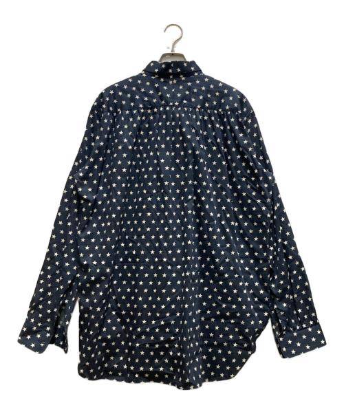 Needles（ニードルズ）Needles (ニードルズ) ASCOT COLLAR SHIRT ネイビー サイズ:Lの古着・服飾アイテム