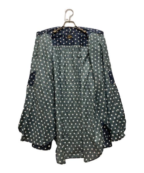 Needles（ニードルズ）Needles (ニードルズ) ASCOT COLLAR SHIRT ネイビー サイズ:Lの古着・服飾アイテム